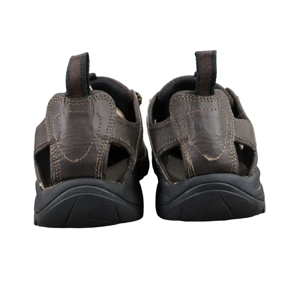Teva Shoes Men 8 Sandal Fisherman Kitling Slip On Closed Toe Sport Comfort Brown